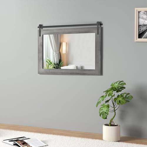 COGOOD Farmhouse Barn Door Mirror - Image 3