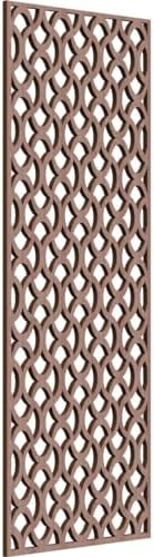 Resort Decorative Pierced Fretwork Wood Wall Panels, 17 3/8"W x 44 3/8"H x 3/8"T by EkenaMillwork