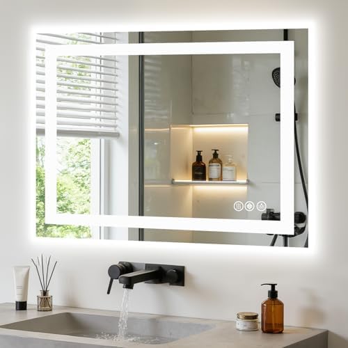 NEWBULIG 28"x36" LED Bathroom Mirror by NEWBULIG