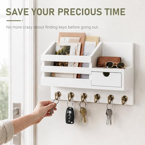 FifthQuarter Key and Mail Holder Wall Mount - Image 6