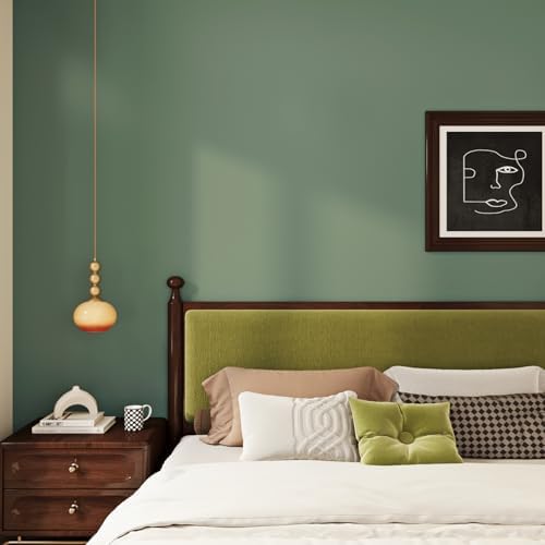 Sage Green Wallpaper Peel and Stick Dark Sage Green Contact Paper - Image 5