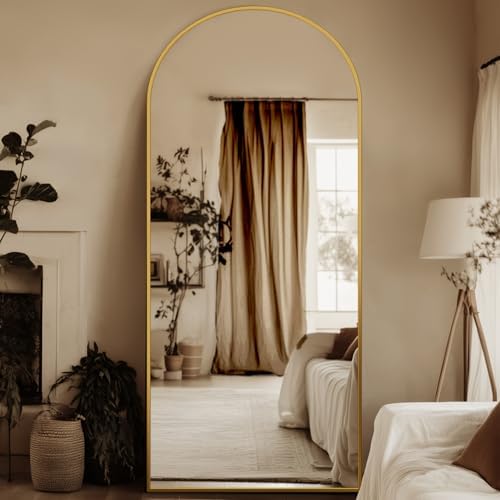 71"x32" Arched Full Length Mirror, Large Floor Mirror - Image 2