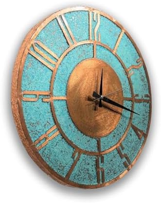 Handmade Copper Wall Clock Artisan Touch in Every Piece by NOOCART