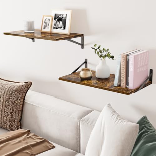 Fixwal 2pcs 10 in Deep Floating Shelves - Image 6