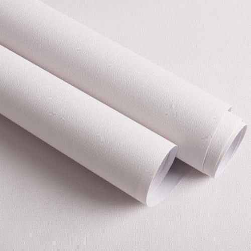 Grasscloth Wallpaper Peel and Stick Cream Wallpaper 16in x 118in by lenify