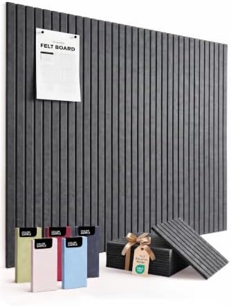 VIVELDA Large Felt Bulletin Board 48 x 36 Inch by VIVELDA%C2%AE