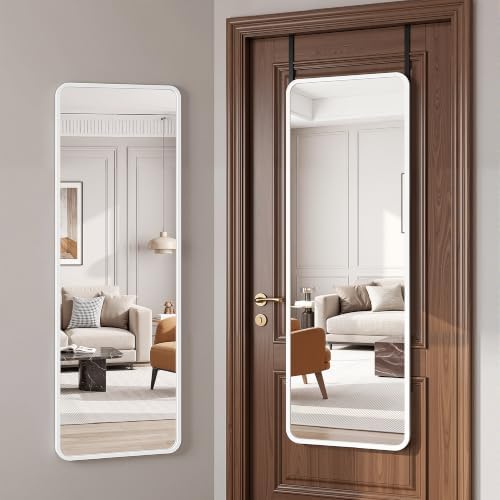 Suidia Full Length Mirror Over the Door&Wall Mounted, HD Shatterproof, Hanging by SuidiaMirror