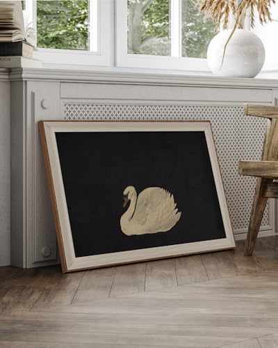 VIYYIEA Framed Wall Art for Living Room, Swan Wall Decor, 36×24 Inch - Image 4