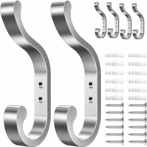 Coat Hooks Wall Mount, Heavy Duty Wall Hooks by BUSSDIS