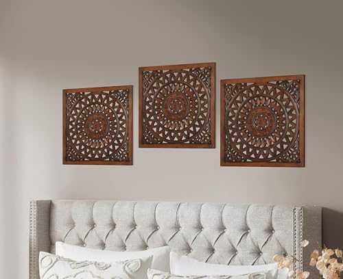 Wooden Designer Wall Hanging Plaques/Wall Plaque Wall Décor Plaques Set of - Image 4
