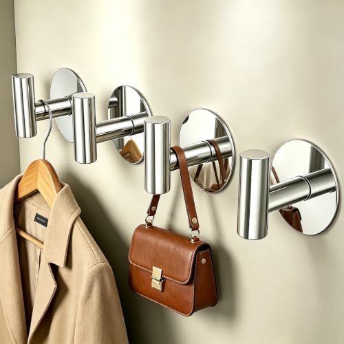 Heavy Duty Adhesive Hooks, Stainless Steel Towel Hooks - Image 6