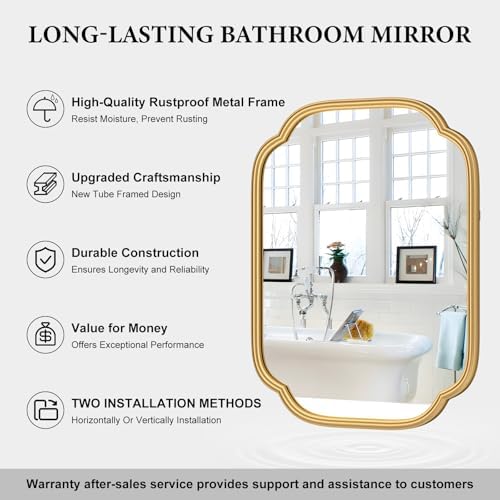 Ferytange Gold Mirrors for Bathroom - Image 5