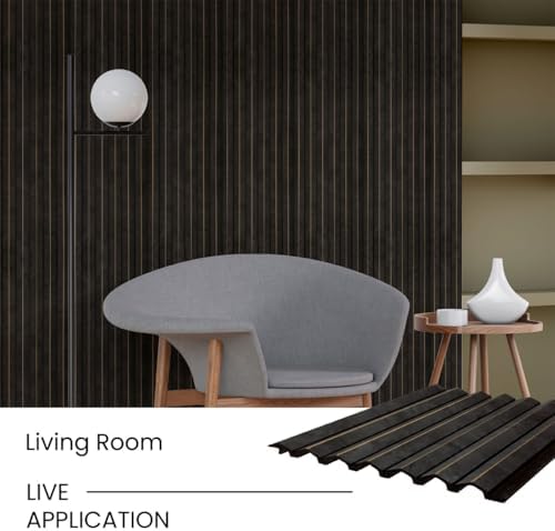 From Plain To Beautiful In Hours MG-1505-8f-3 Gilded Peaks Wood Slat Walls 94.5 - Image 5