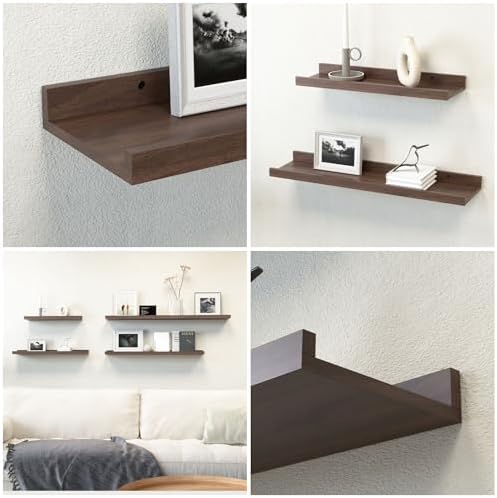 Boswillon Floating Shelves Set of 2, Long Wall Shelf - Image 4