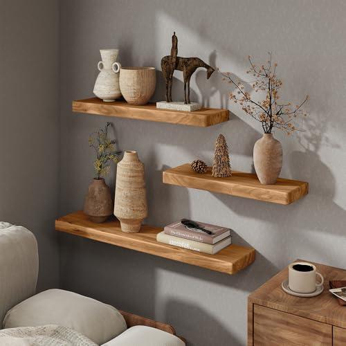 Marsmiles 30in Wall Mounted Floating Shelves - Image 2