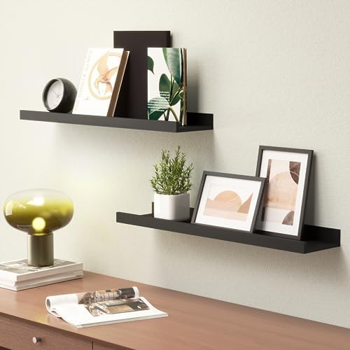 Boswillon Floating Shelves Set of 2, Long Wall Shelf - Image 2