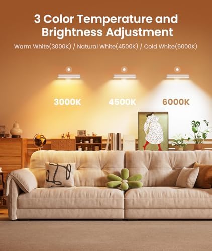 Rechargeable Battery Operated Wall Sconces 7500mAh, Wall Lights - Image 6
