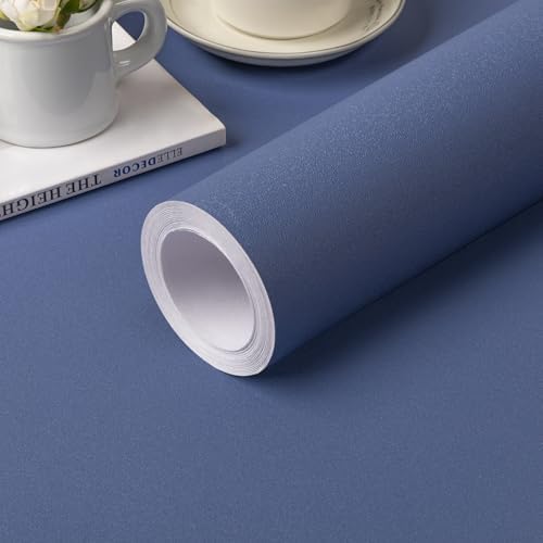 Blue Peel and Stick Wallpaper Blue Contact Paper by practicalWs