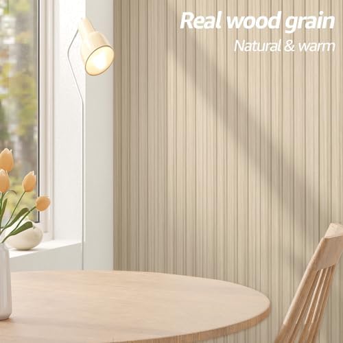Art3d 108 x 6 Inch WPC Wood Slat Wall Panels, 3D Wall Accents - Image 5