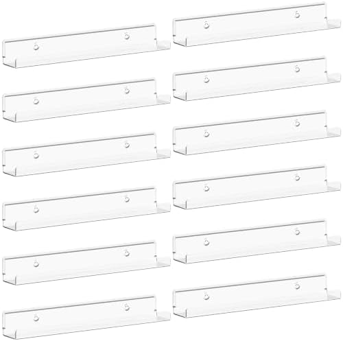 Lifewit Narrow Acrylic Floating Shelves by Lifewit