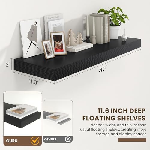 FLYJOE 40 Inch Floating Shelves - Image 3