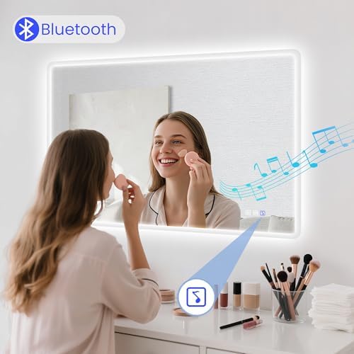 STARLEAD 36"x36" LED Bathroom Mirror - Image 3