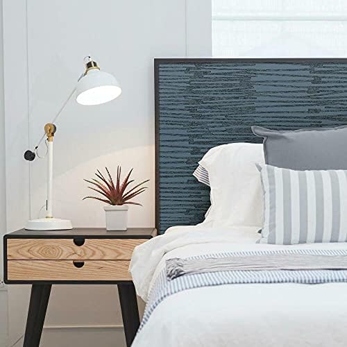 RoomMates RMK12222PL Nikki Chu Navy Blue and Metallic Silver Burundi Thatch - Image 3
