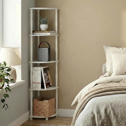 Furinno Turn-N-Tube Storage Shelves, 5-Tier Open Frame Book Shelf, Standing - Image 5