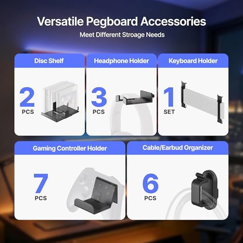 PEGZONE Controller and Headphone Holder Wall Mount - Image 4