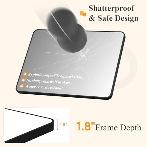 Sweetcrispy Bathroom Wall Mirror, Vanity Mirror - Image 4