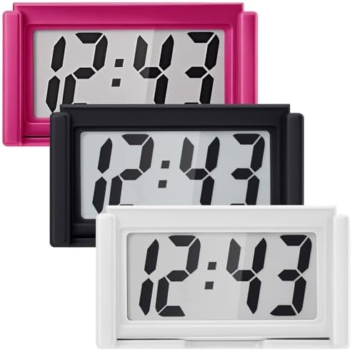 Frienda 3 Pieces Mini Small Digital Clock Stick On by Frienda