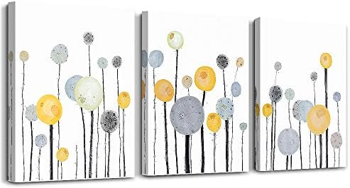 Abstract watercolor painting 3 Piece framed Canvas Wall Art by MHARTK66