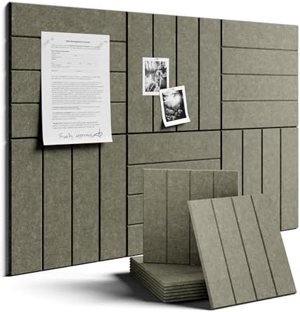 Fluxynara 36" x 24" Large Felt Bulletin Board，Christmas Brown-1 by FLUXYNARA