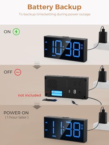 Digital Alarm Clock for Bedroom - Image 6