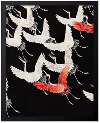 Poster Master Flying Cranes Poster by PosterMaster