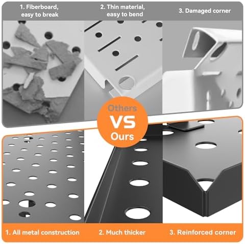 TORACK 4 PCS 16 x16 in Pegboard Panels - Image 5