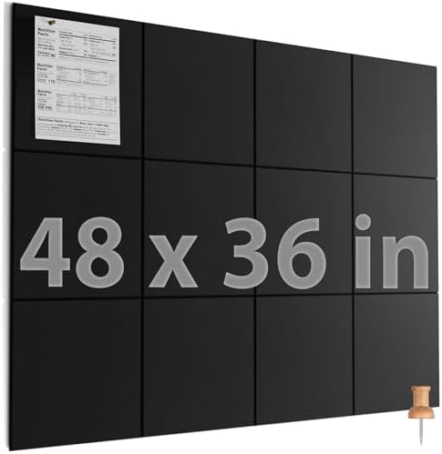 MaxGear Felt Bulletin Board 48" x 36" by MaxGear