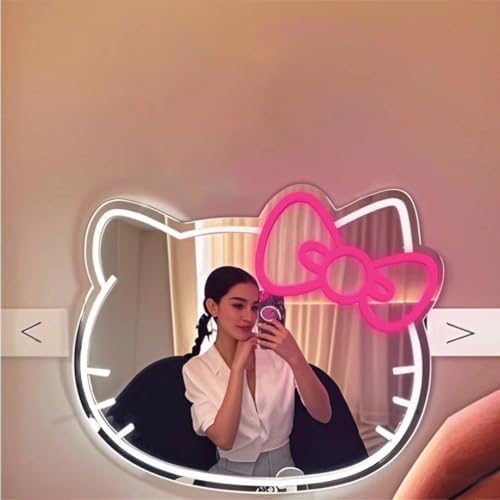 GALLIA Anime Hello Kit Mirror Vanity, Neon Mirror - Image 6