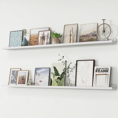 Picture Ledge Shelf, Long Floating Shelves by FLYJOE