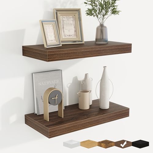 Floating Shelves for Wall, Wall Mounted Wood Shelves by Fuqing