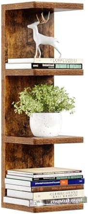 upsimples 4 -Tier Floating Wall Shelf by upsimples