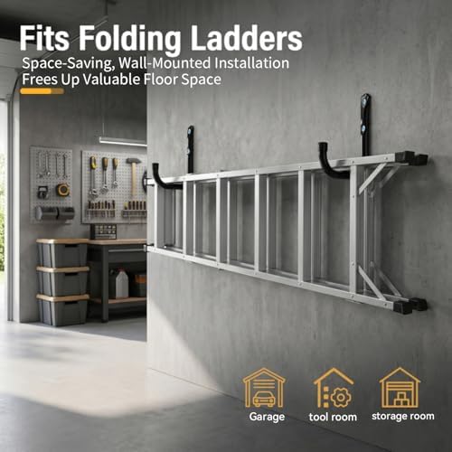 Ladder Storage Hook, Garage and Garden Storage Utility Hook, Heavy Duty Jumbo - Image 6