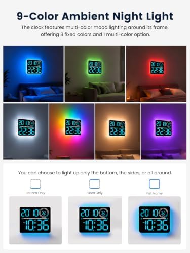 Digital Wall Clock, Digital Clock Large Display - Image 4