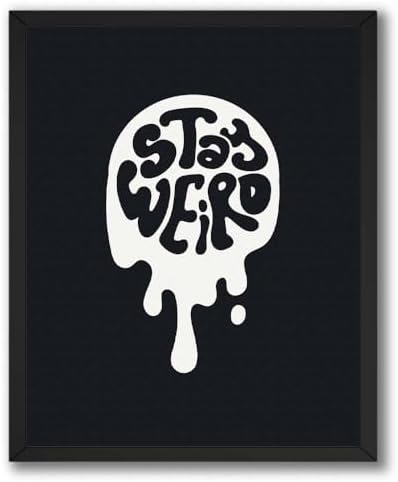 InkFlow Posters Stay Weird Canvas Poster by InkFlowPosters