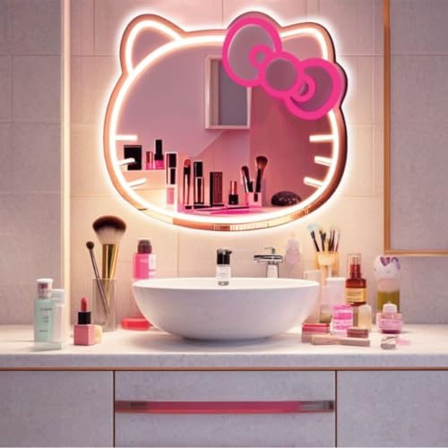 GALLIA Anime Hello Kit Mirror Vanity, Neon Mirror by GALLIA