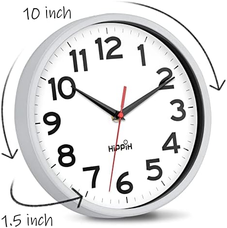 HIPPIH 10 Inch Wall Clock - Image 2