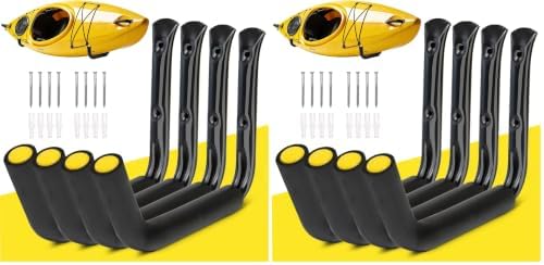 GEEDAR Heavy Duty Garage Storage Hooks -120 LB Capacity, Paddle Board, Bikes by Well-Arranged