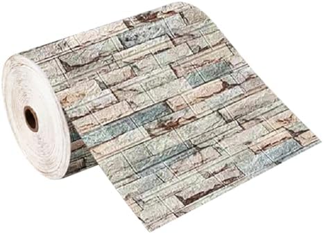 ECYC Ltd 3D Foam Brick Wall Panels, Faux Brick Peel and Stick 3D Foam Wallpaper by ECYC+Ltd