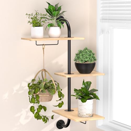 YUOROS 3-Tier Window Plant Shelves by YUOROS