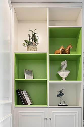 Ismoon 15.7''×196''Solid Green Wallpaper Peel and Stick Green Contact Paper - Image 5